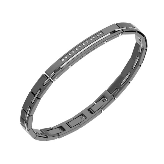 Bracelet John Richmond Man in Titanium 0.12 Ct JRCB07BW - JRCB07BW